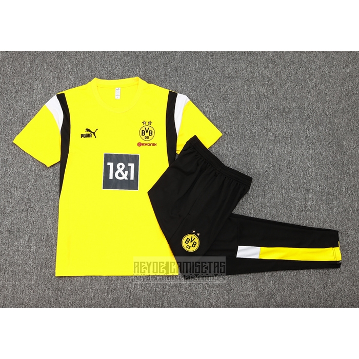 Chandal del Borussia Dortmund Manga Corta 2023-2024 Amarillo